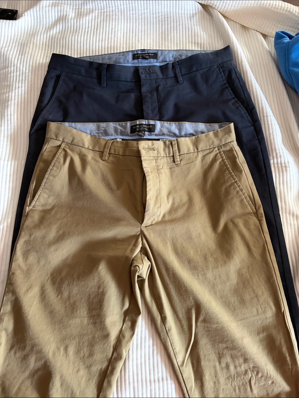 Banana Republic Chino 33x30 Pants in Navy and Khaki